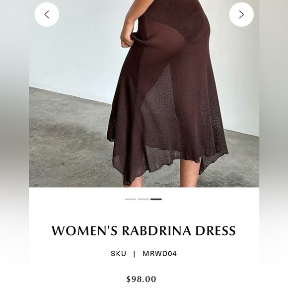 Knit Slip Dress - Picture 8 of 8